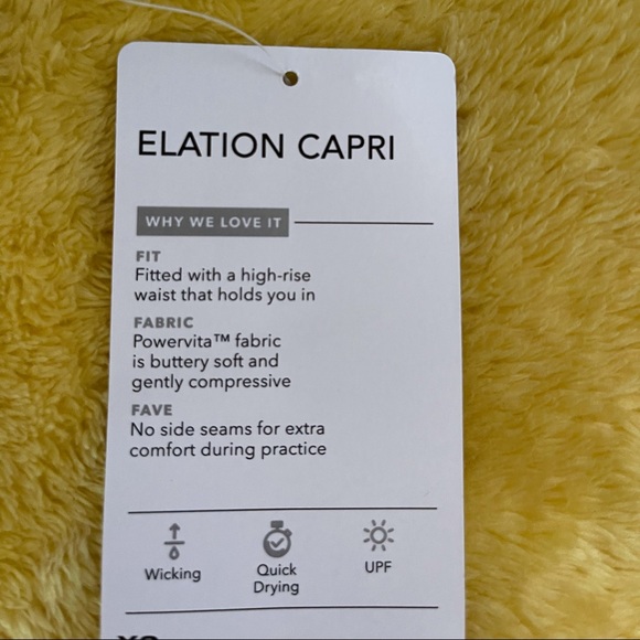 NWT Athleta Elation Capri in black - Picture 5 of 5